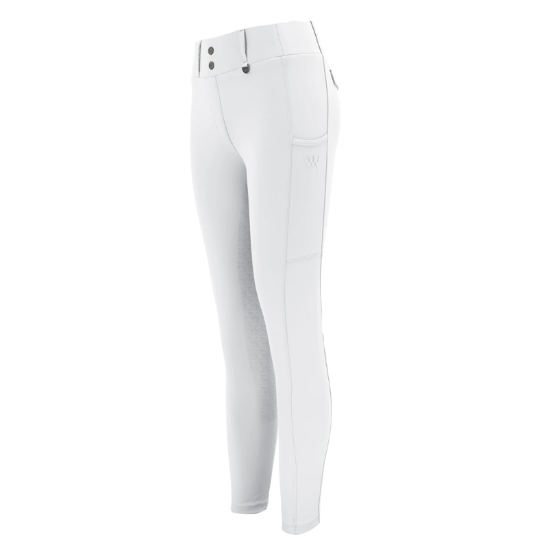 Woof Wear Elite Competition Riding Tights - White