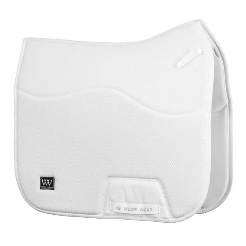 Woof Wear Elite Comfort Mesh Dressage Saddle Pad - White