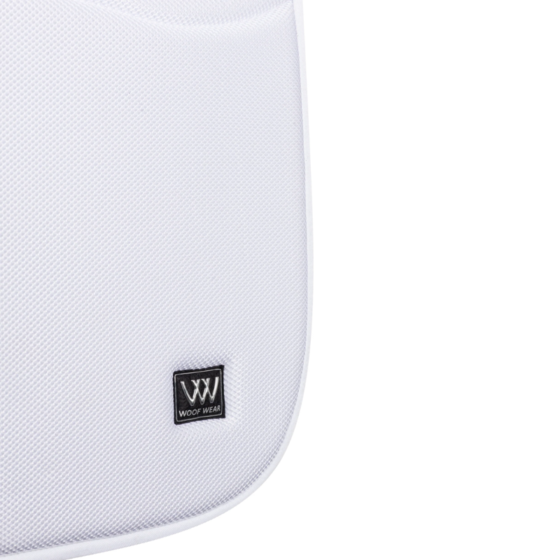 Woof Wear Elite Comfort Mesh Dressage Saddle Pad - White-5