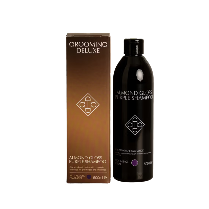 Grooming Deluxe Almond Gloss Purple Shampoo - 500ml