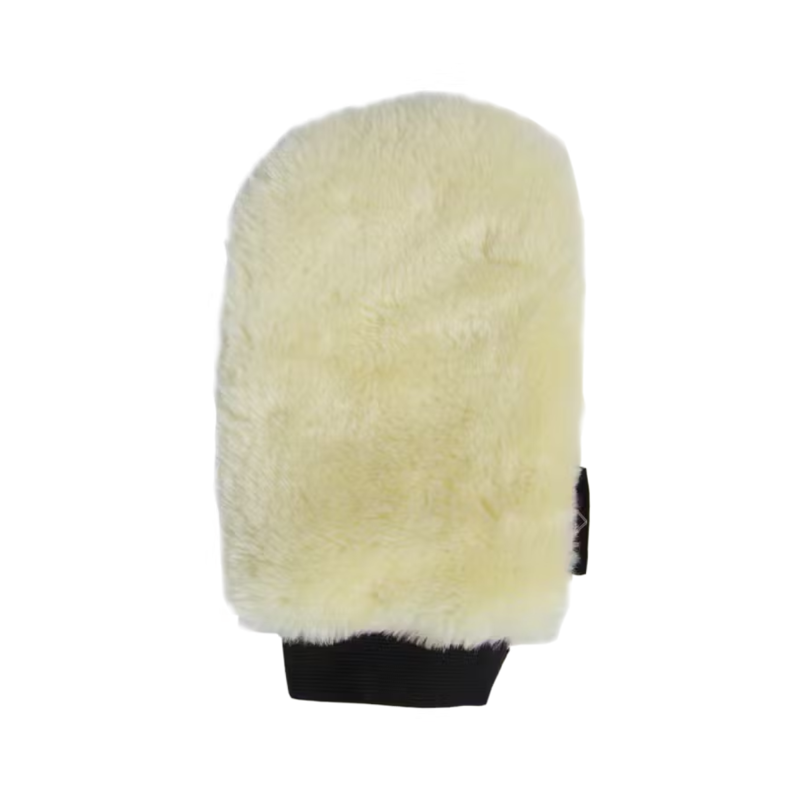 Grooming Deluxe Sheepskin Grooming Glove - Natural