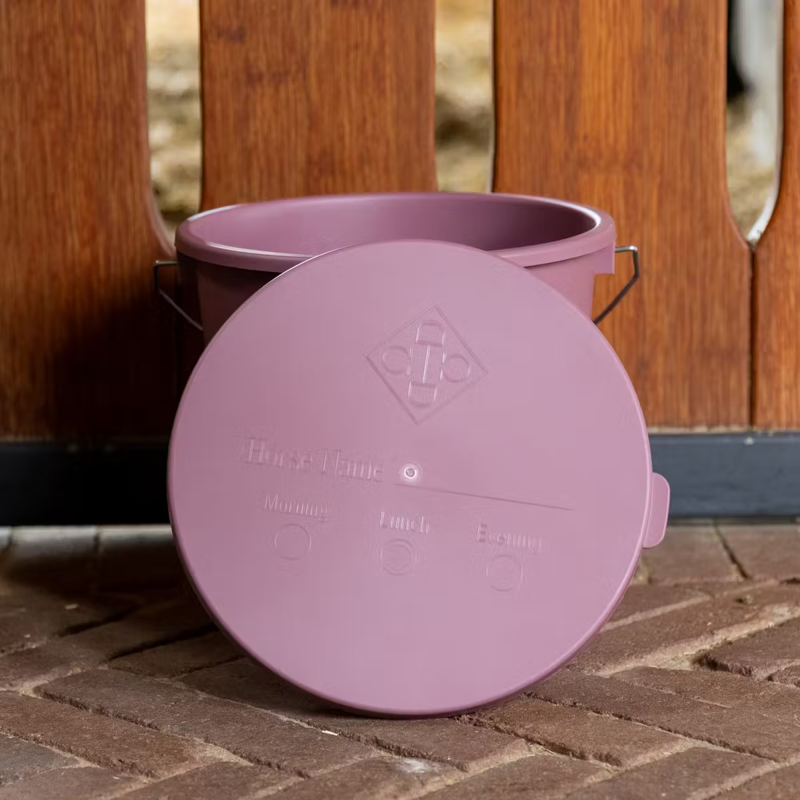 Grooming Deluxe Bucket with Lid 5L - Old Rose-3