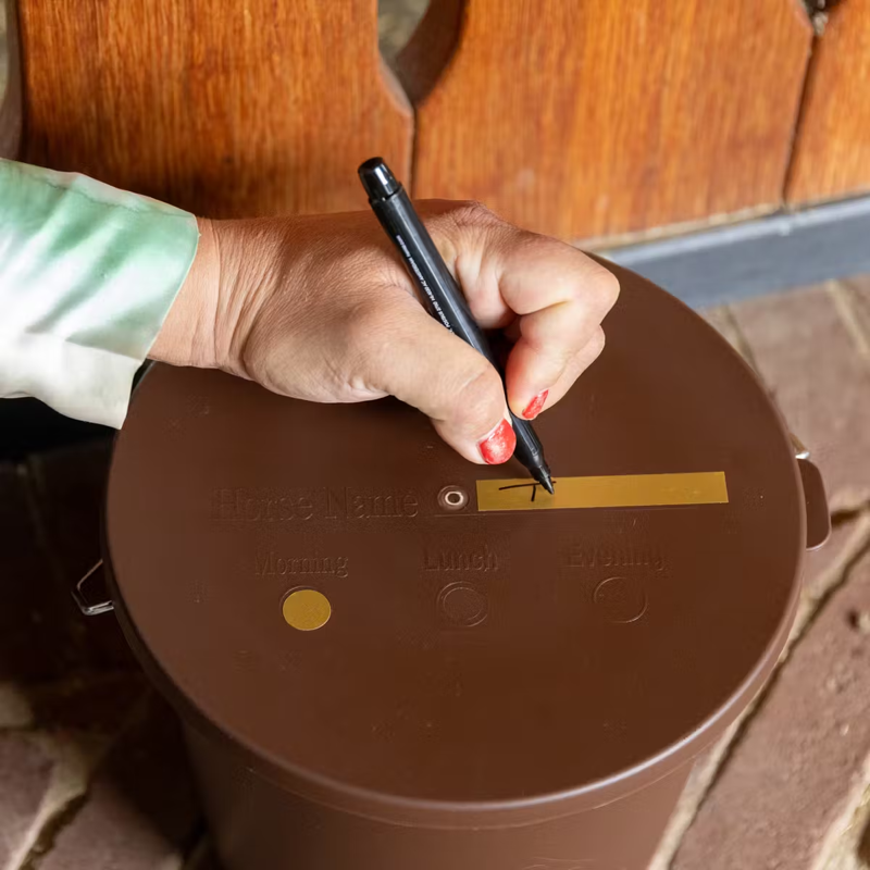 Grooming Deluxe Bucket with Lid 5L - Brown-4