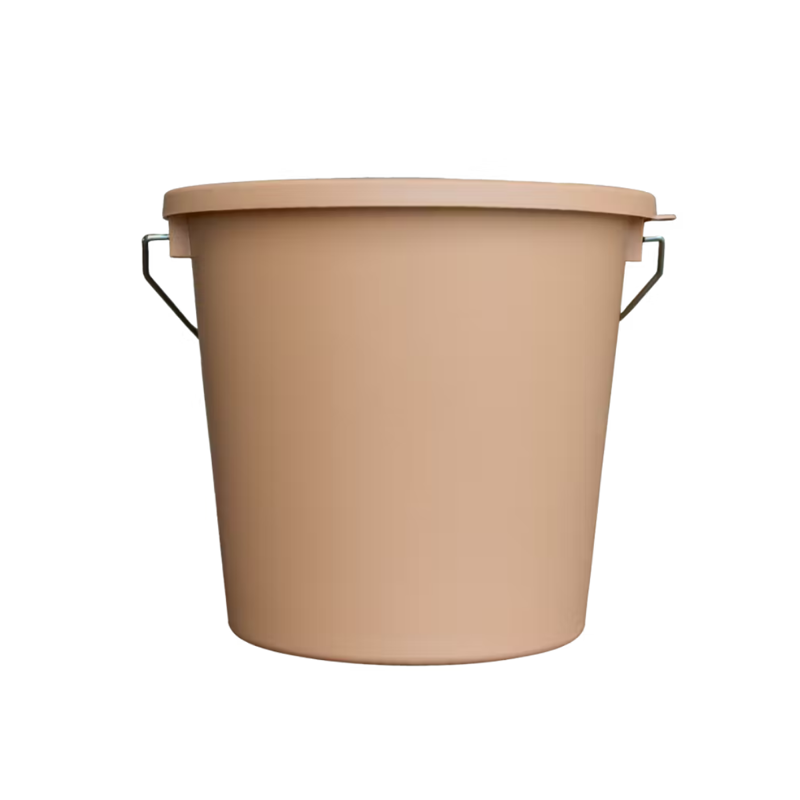 Grooming Deluxe Bucket with Lid 5L - Beige-1