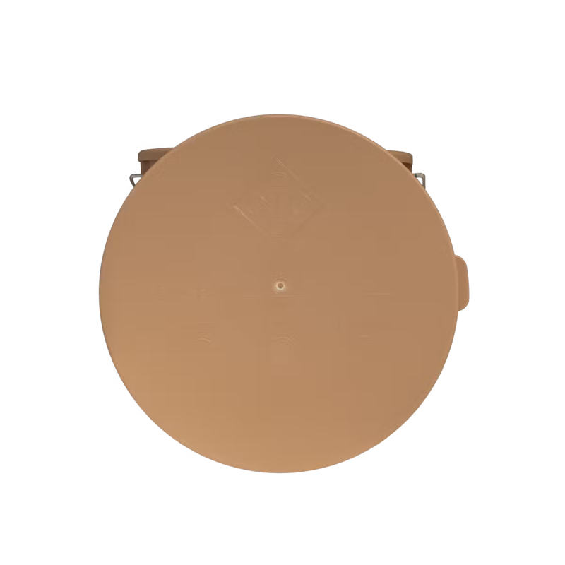 Grooming Deluxe Bucket with Lid 5L - Beige-2