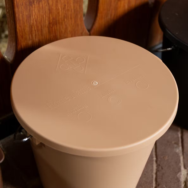 Grooming Deluxe Bucket with Lid 5L - Beige-3