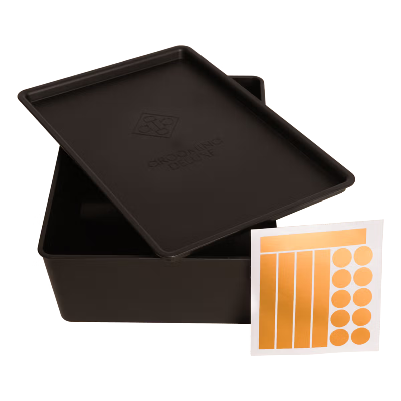 Grooming Deluxe Feeding Box with Lid 3.5L - Black-1