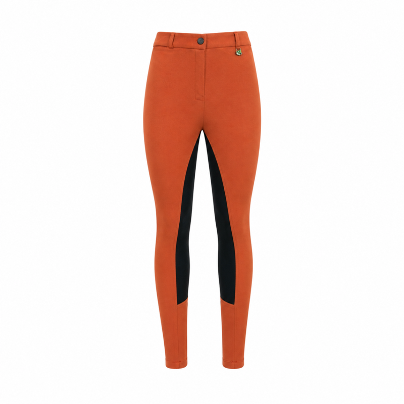 Shires Ladies Saddle Huggers Jodphurs - 24 inch - Rust/Black