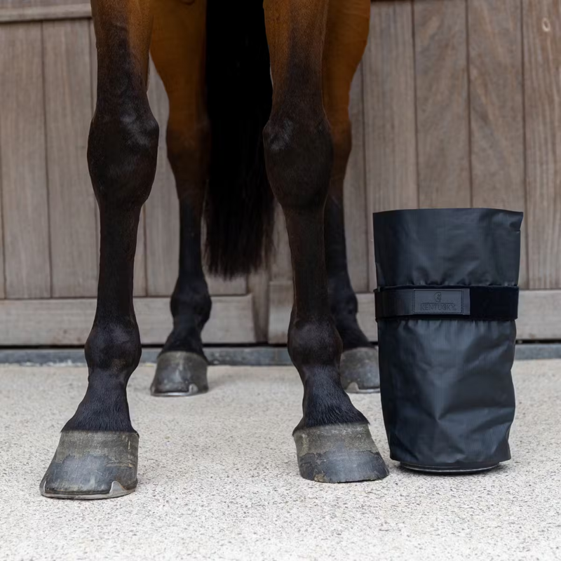 Kentucky Medical and Ice Hoof Boots Set of 2 - Black-5