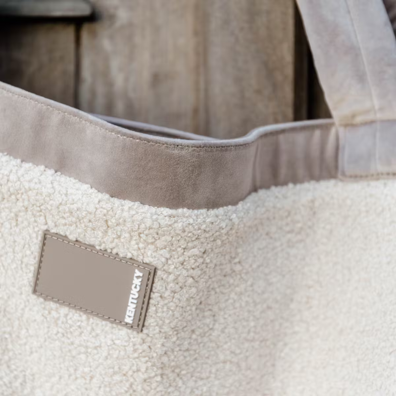 Kentucky Teddy Fleece Bag - Beige-4
