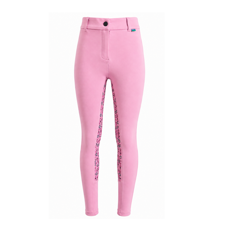 Shires Ladies Cotton Knitted Breeches - Light Pink/Light Pink