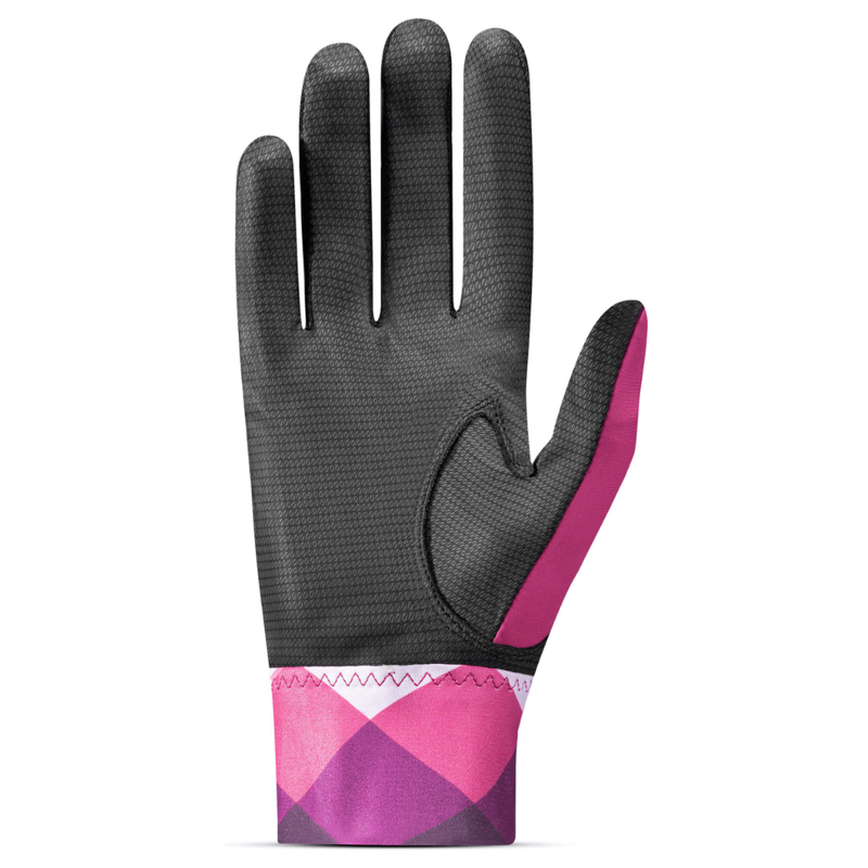 Roeckl Ladies Martingal Gloves - Black/Posh Pink-1