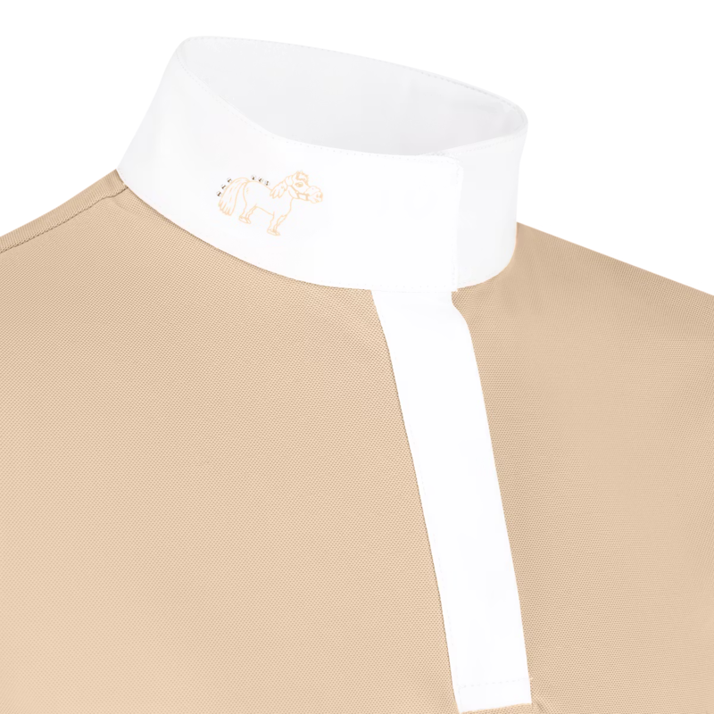 Kentucky Girls Tokyo Short Sleeve Show Shirt - Beige-2