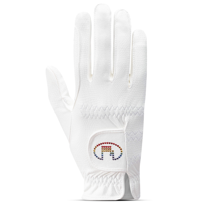 Roeckl Ladies Marne Gloves - White/Rainbow