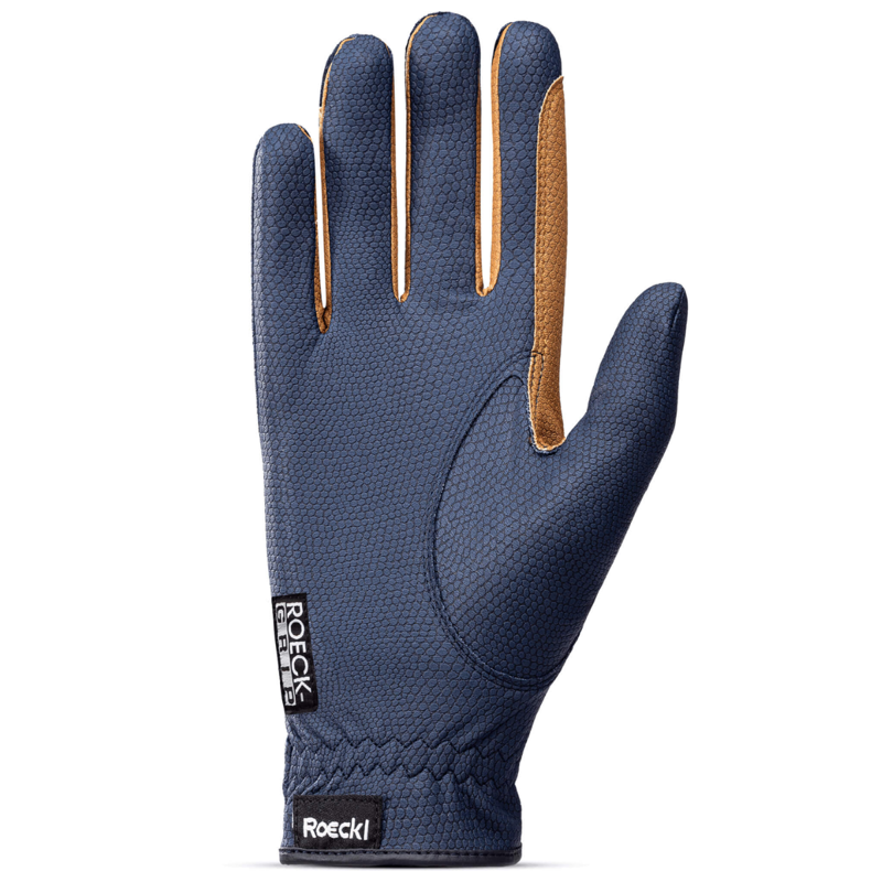 Roeckl Malta Gloves - Navy/Caramel-1