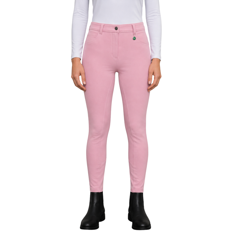 Shires Ladies Cotton Knitted Hip Huggers - Rose