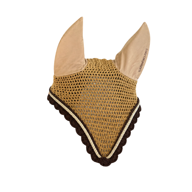 Schockemohle Ohrenhaube Coach Fly Veil - Sand
