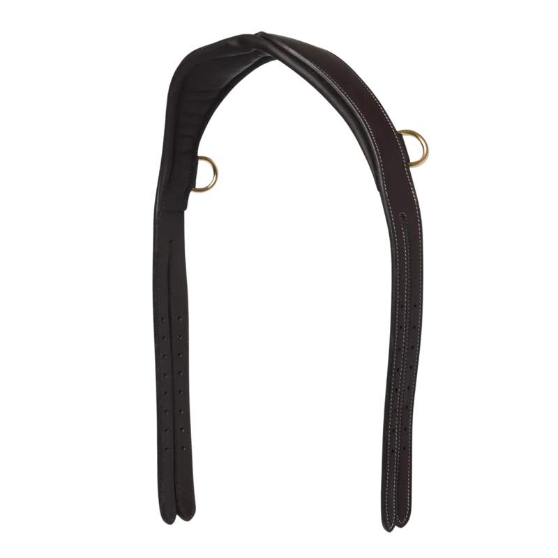 Lemieux Kudos Oiled Work Headpiece - Brown/Brass