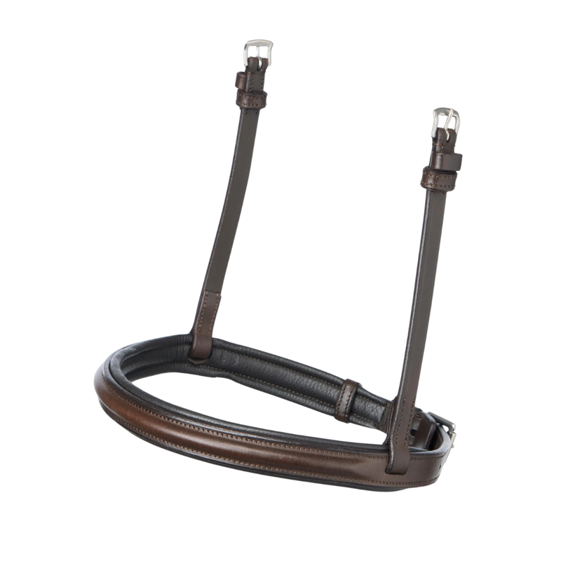 Lemieux Arika Cavesson Noseband - Brown/Silver