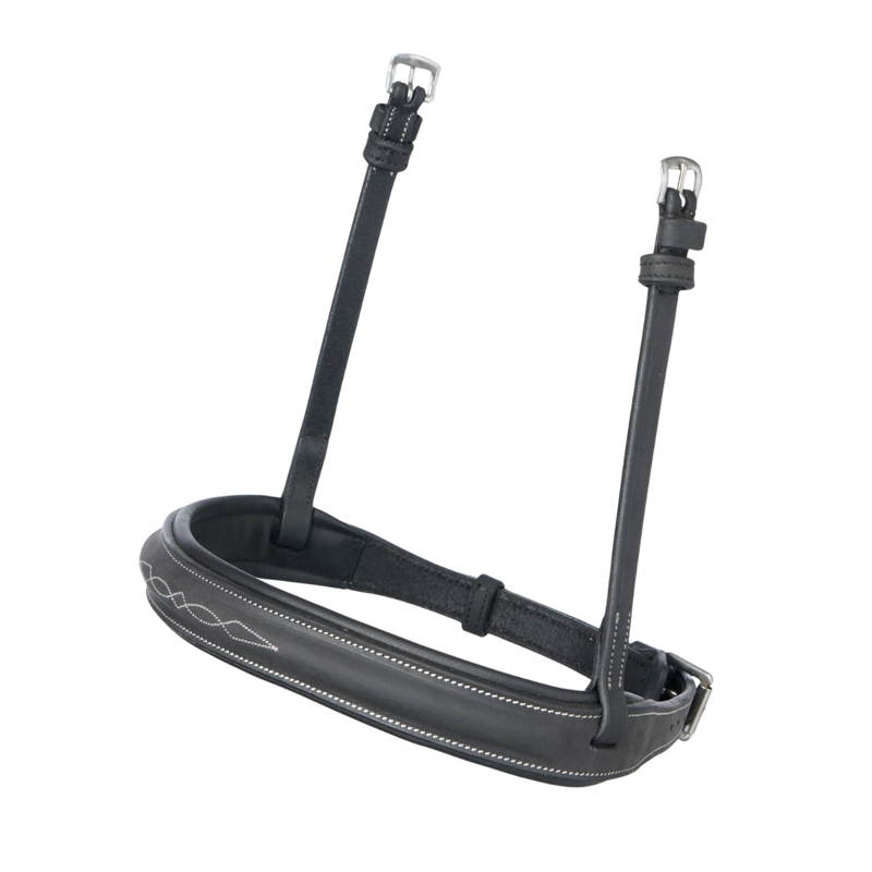 Lemieux Hunter Stitched Noseband - Black/Silver