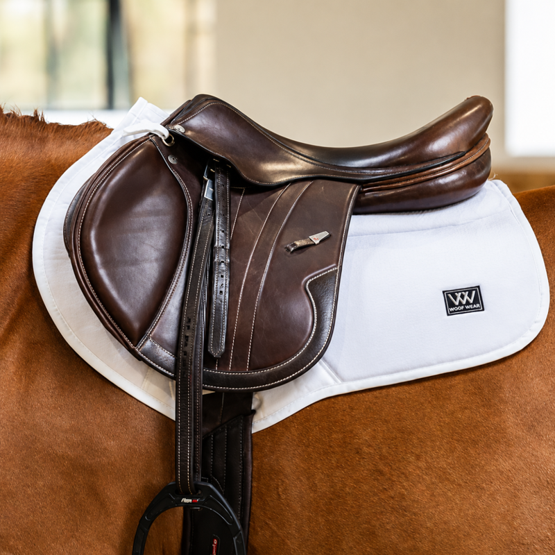Woof Wear Elite Comfort Plus CC Saddle Pad - White-1