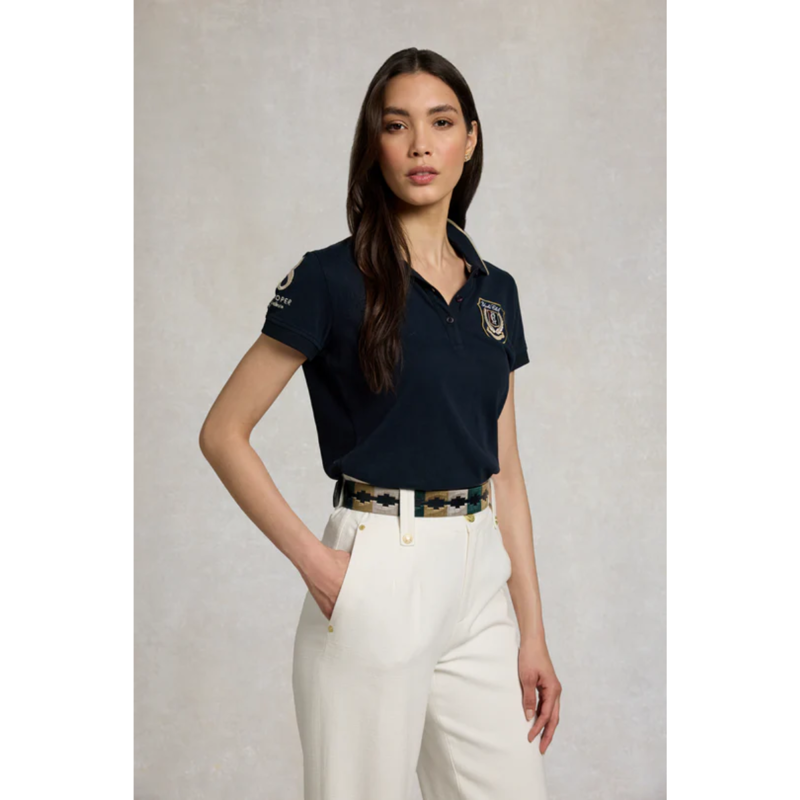 Holland Cooper Equestrian Polo Belt - Ink Navy