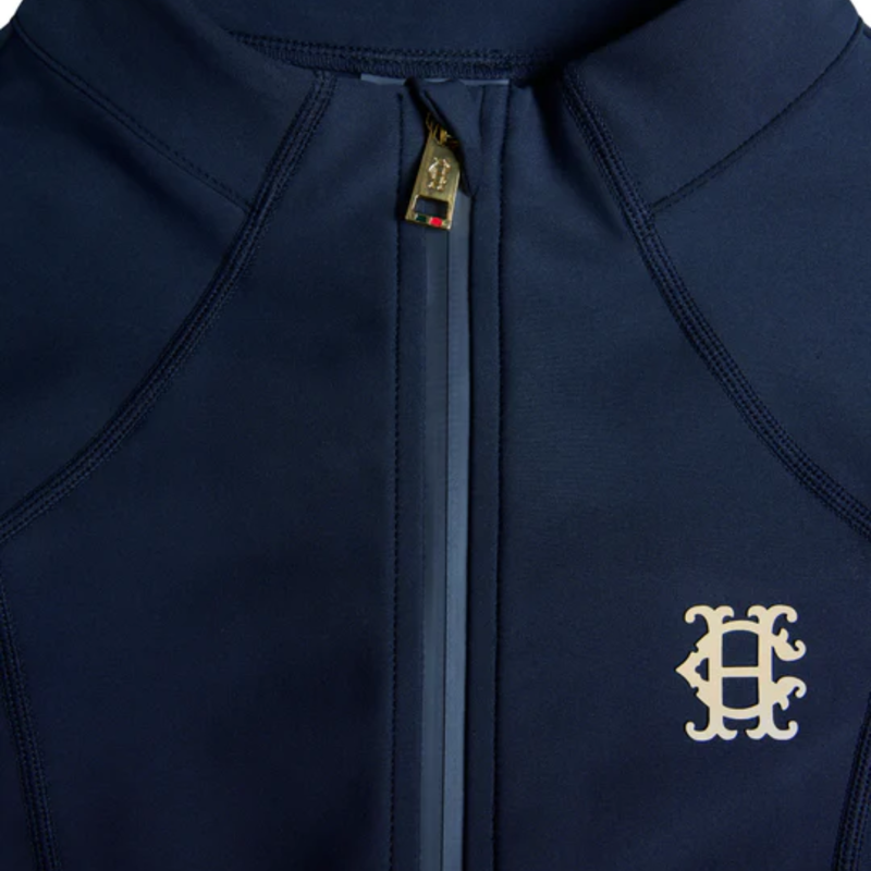 Holland Cooper Chiltern Zip Training Top - Ink Navy-5