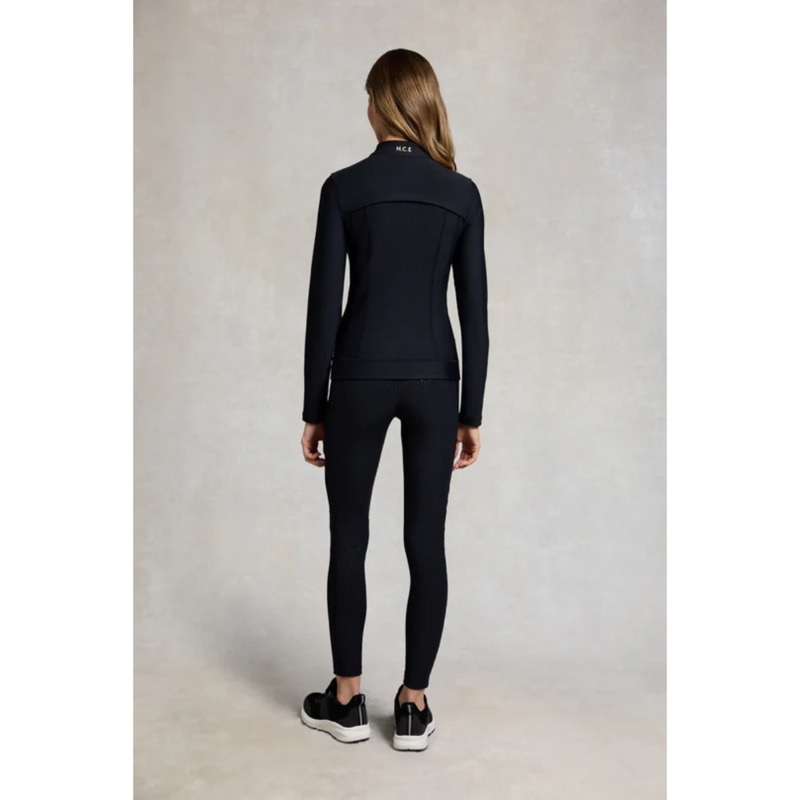 Holland Cooper Chiltern Zip Training Top - Black-5