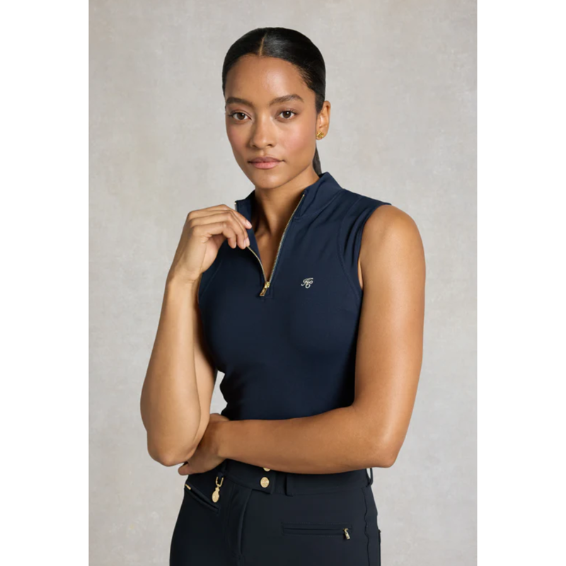 Holland Cooper Chiltern Sleeveless Base Layer - Ink Navy-2