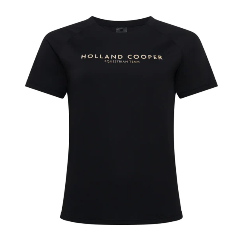 Holland Cooper Chiltern Crew Neck Tee - Black-6