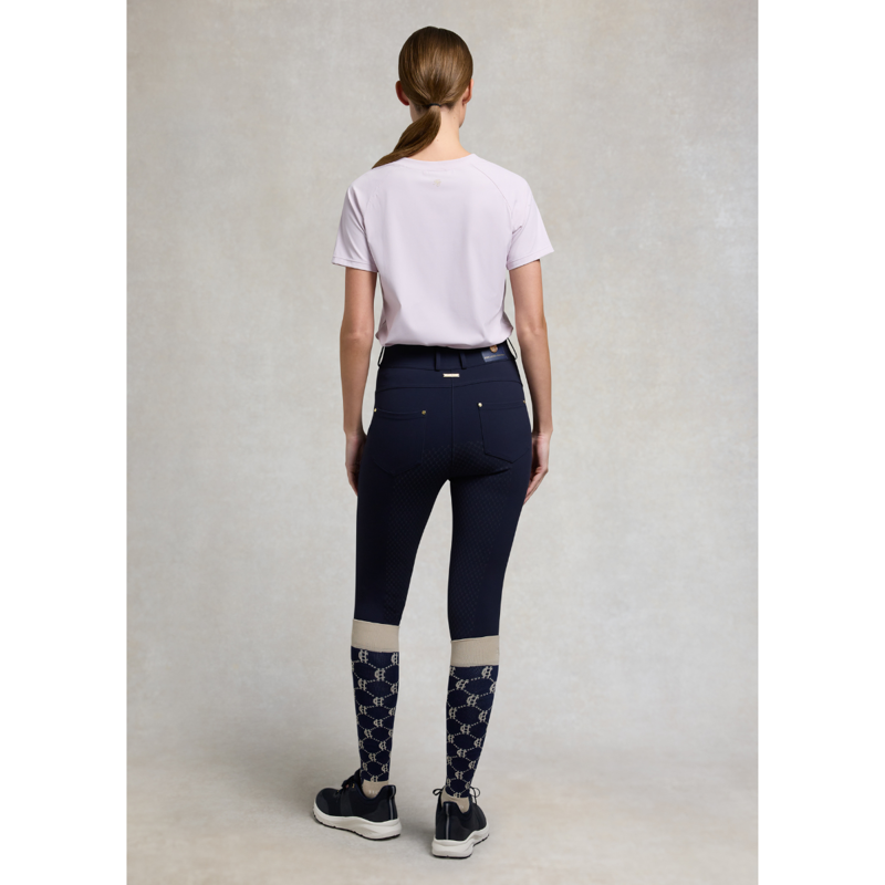 Holland Cooper Chiltern Crew Neck Tee - Dawn Pink-3