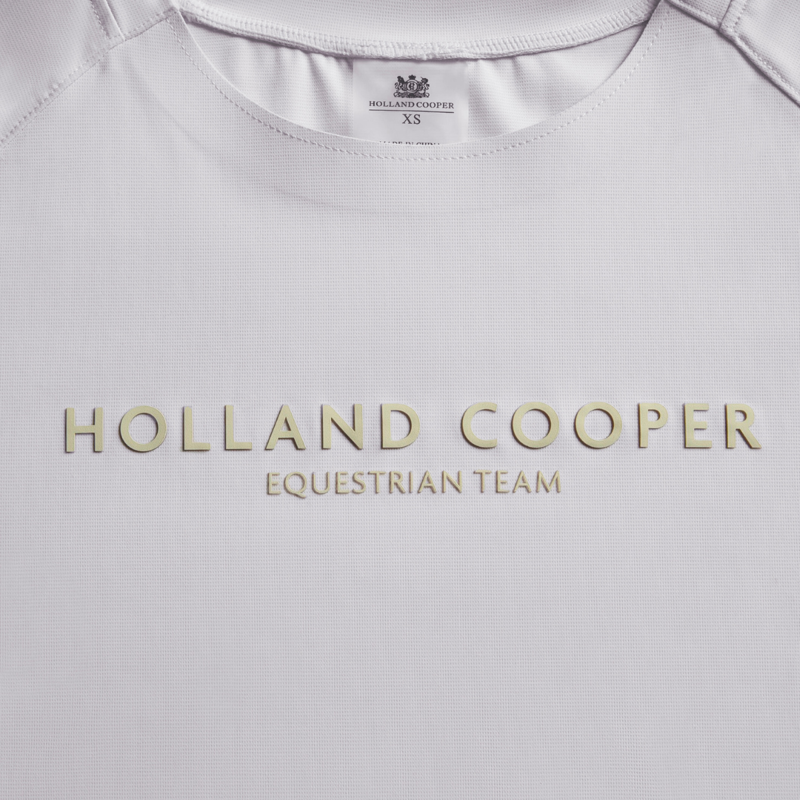 Holland Cooper Chiltern Crew Neck Tee - Dawn Pink-6