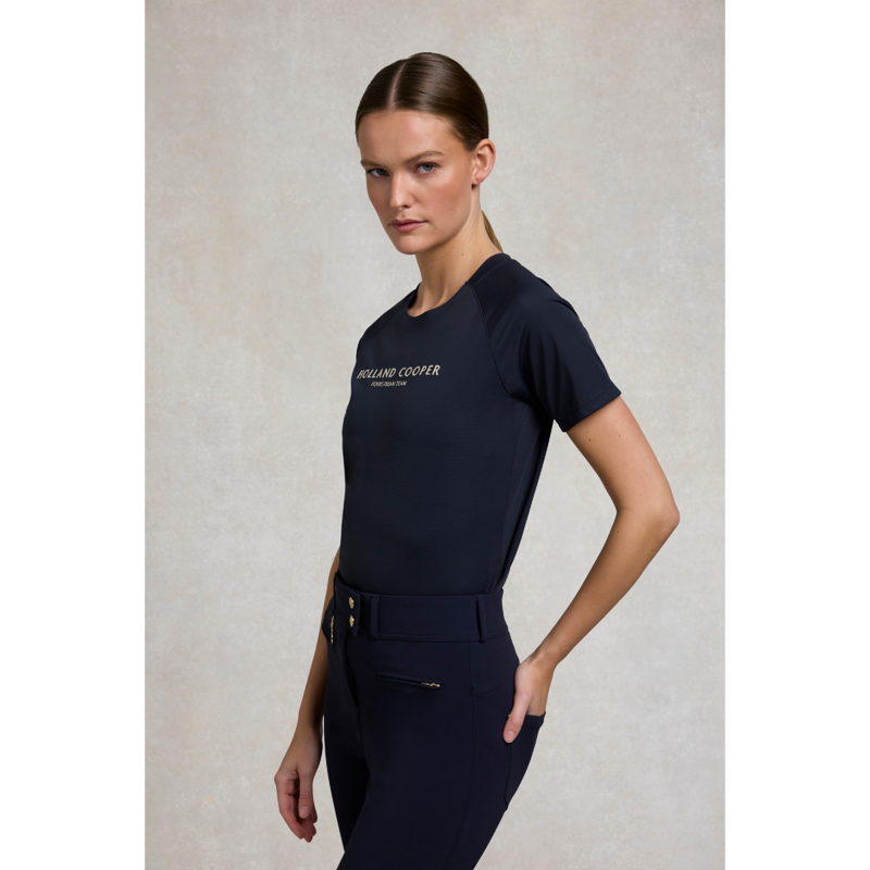 Holland Cooper Chiltern Crew Neck Tee - Ink Navy-1