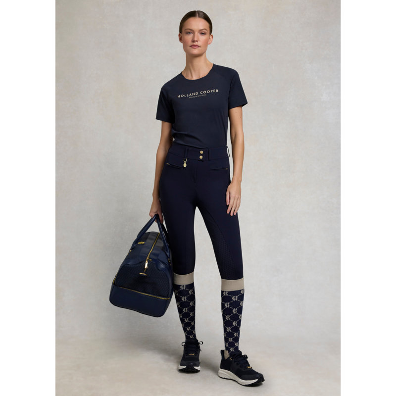 Holland Cooper Chiltern Crew Neck Tee - Ink Navy-3