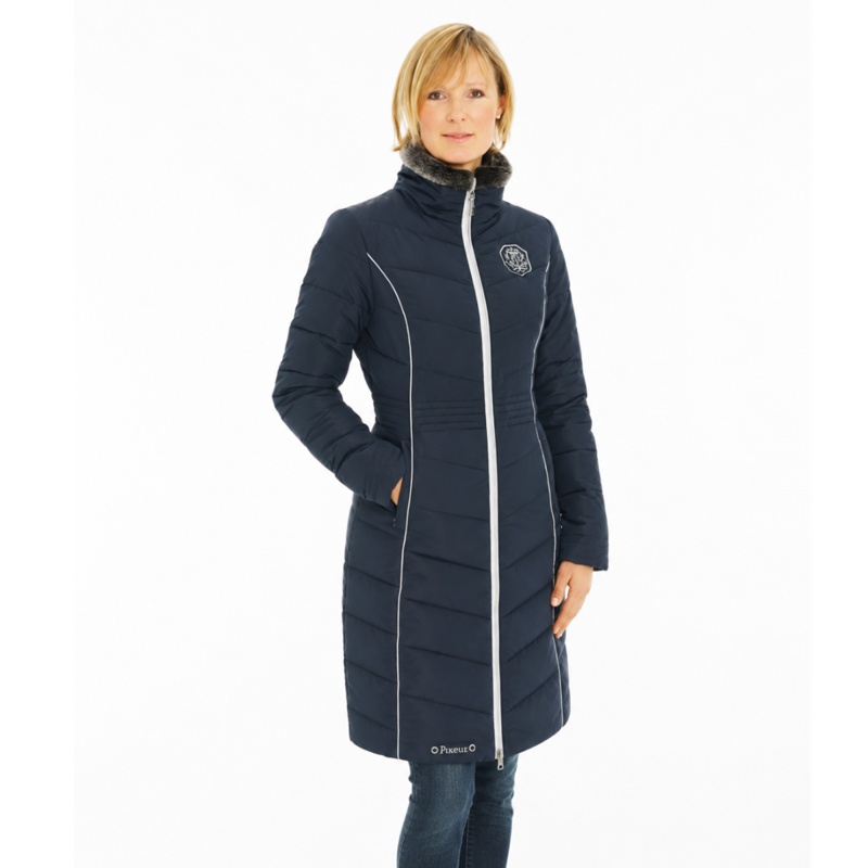 Esperado Ascona Damen Mantel Ladies Long Jacket - Navy