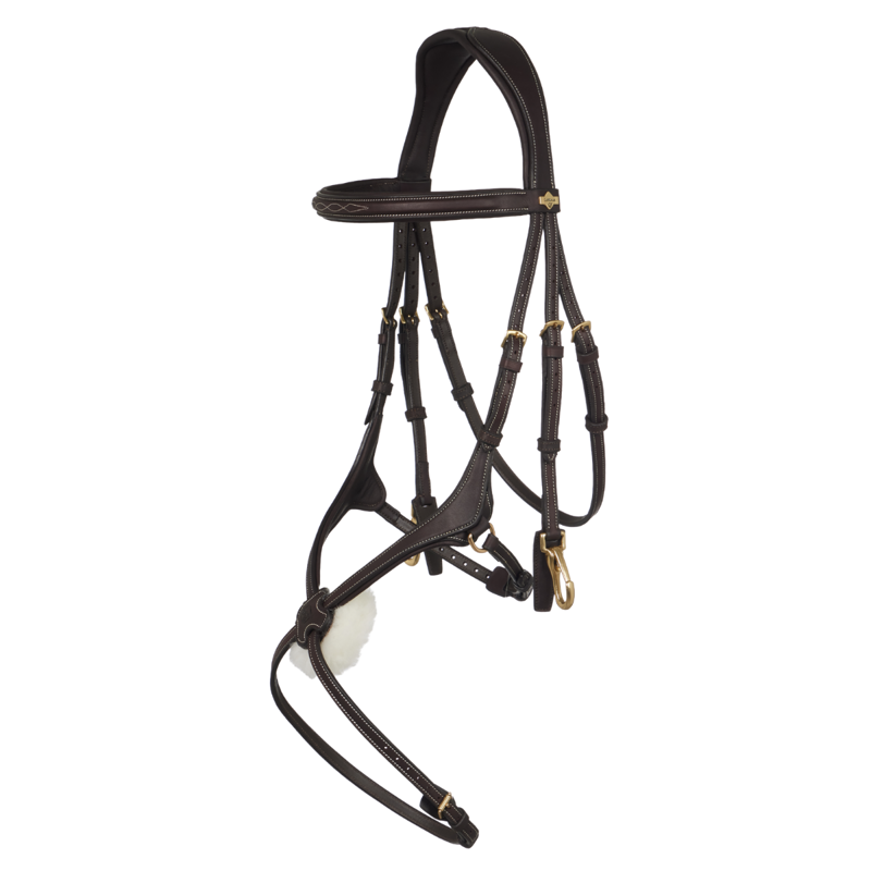 LeMieux Kudos Grackle Work Bridle - Brown