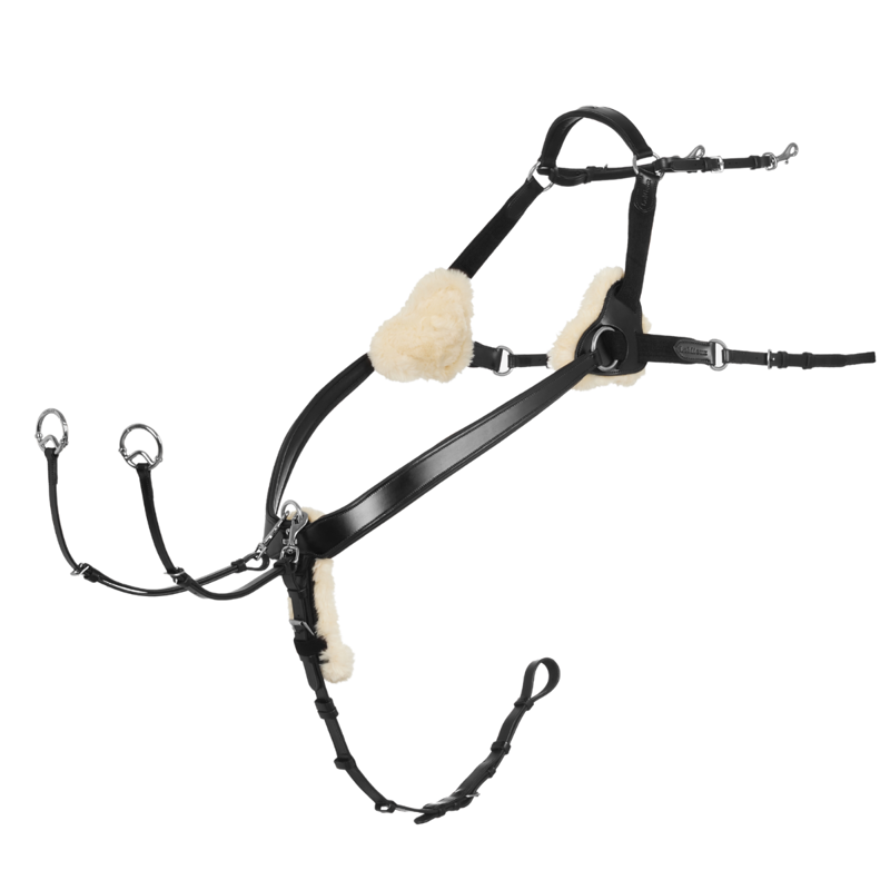 LeMieux Kudos 5 Point Bridge Breastplate - Black