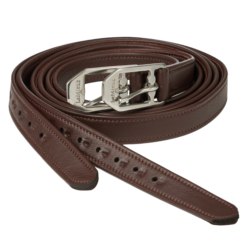 LeMieux Arika Stirrup Leather - Havana