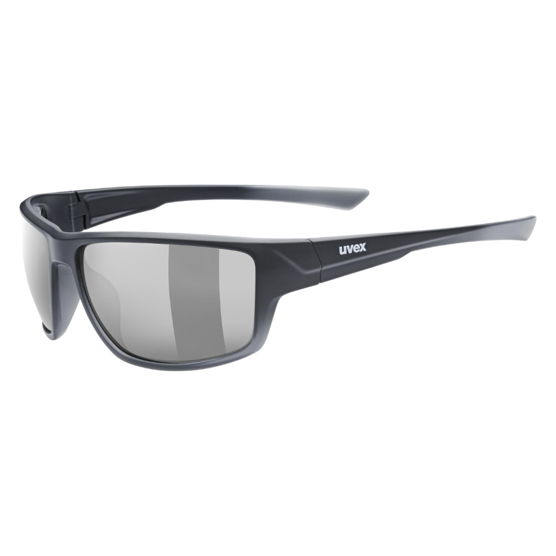 Uvex Sportstyle 230 Sunglasses - Black Matt/Smoke