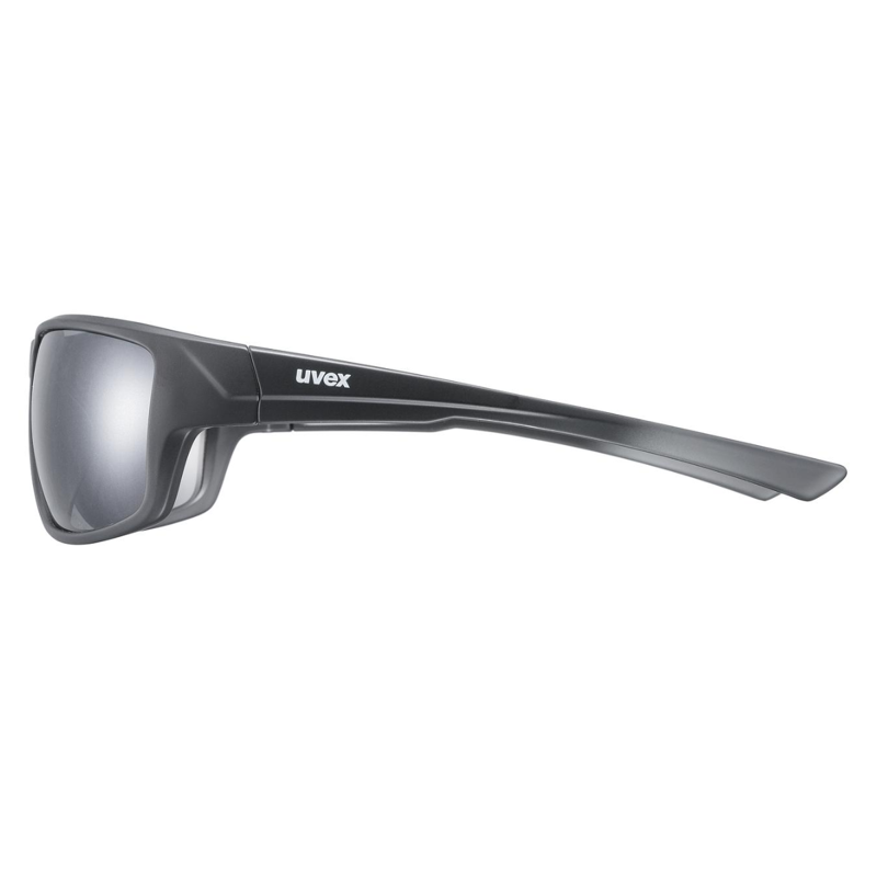 Uvex Sportstyle 230 Sunglasses - Black Matt/Smoke-4