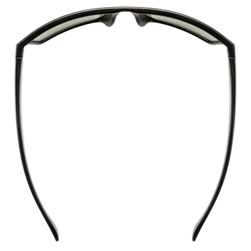 Uvex LGL 29 Sunglasses - Black Matt/Green-4