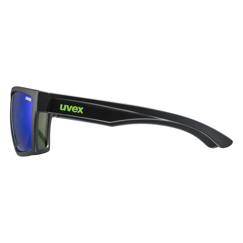 Uvex LGL 29 Sunglasses - Black Matt/Green-3