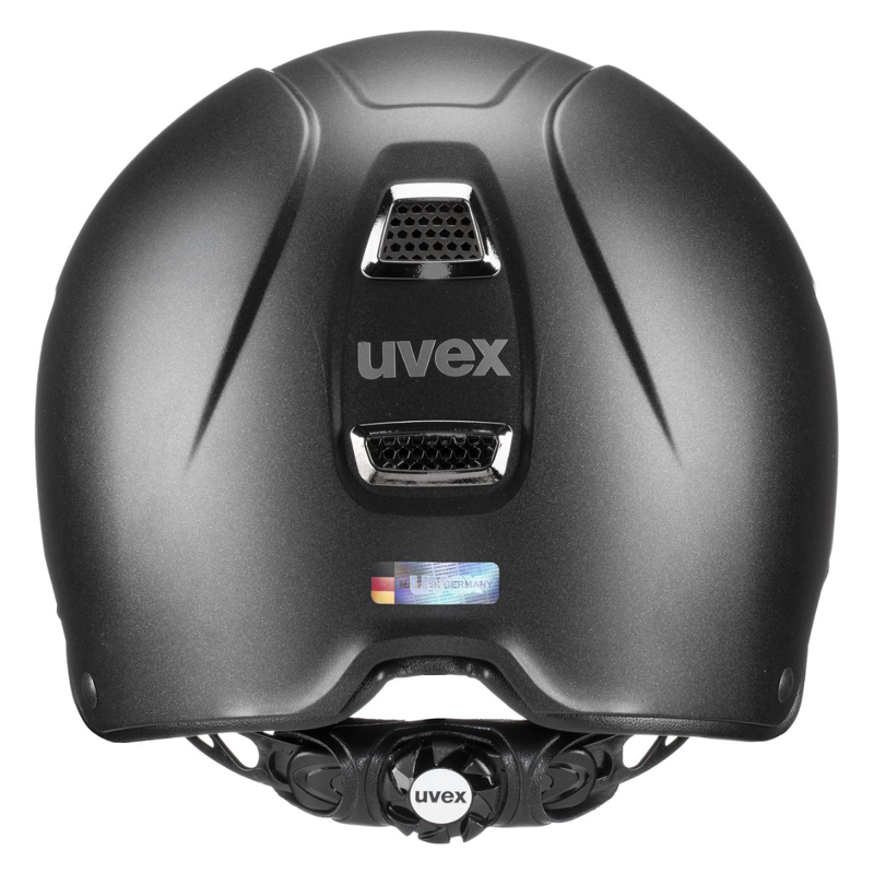 Uvex Perfexxion III Grace Riding Hat - Black Mat-1