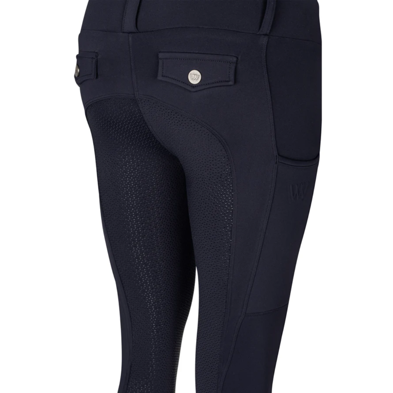 Woof Wear Young Rider Elite Riding Tights - Navy-3