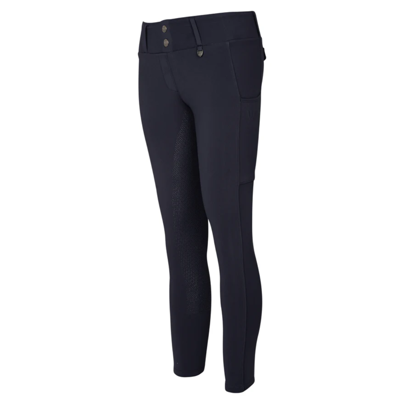Woof Wear Young Rider Elite Riding Tights - Navy-1
