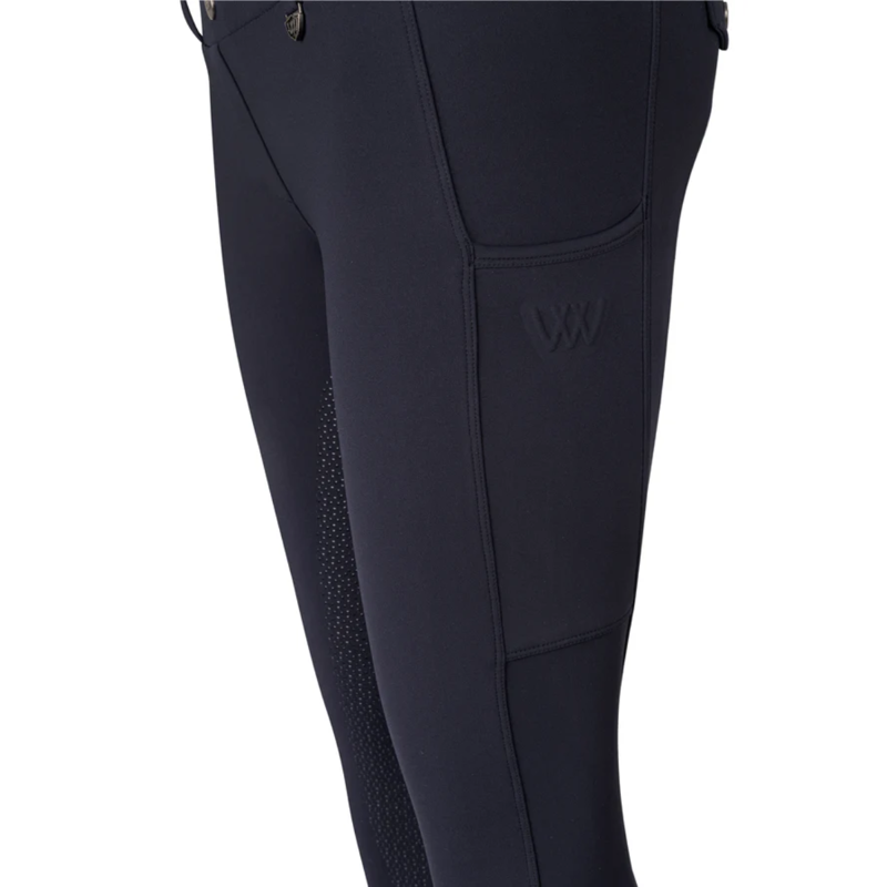 Woof Wear Young Rider Elite Riding Tights - Navy-4