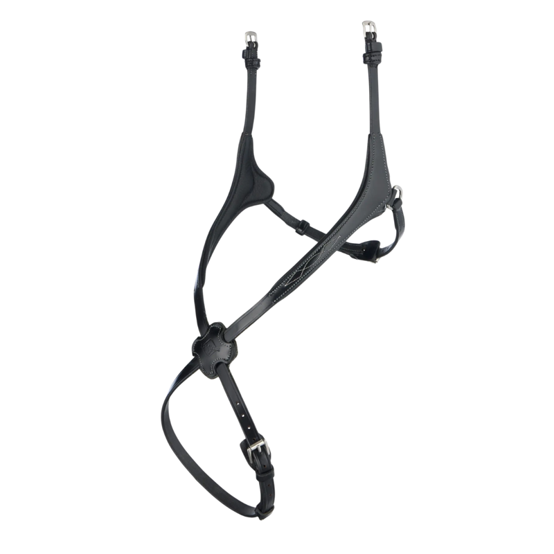 Lemieux Kudos Grackle Noseband - Black/Silver