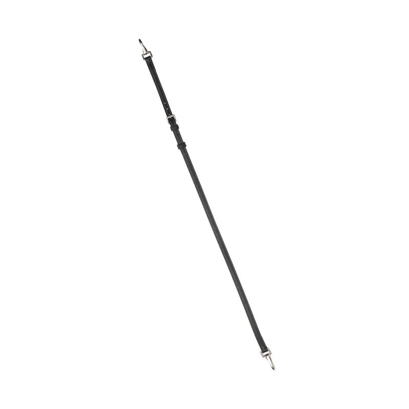 Lemieux Kudos Oiled Clip Throatlash - Black/Silver
