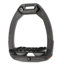 Flex-On Safe-On Inclined Ultra-Grip Stirrups - Dark Grey/Black/Light Grey