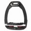 Flex-On Safe-On Inclined Ultra-Grip Stirrups - Black/White/Burgundy